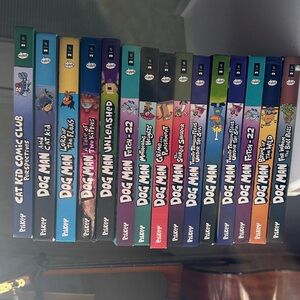 15 Dog Man and Cat Kid Comic Book Collection hardcover